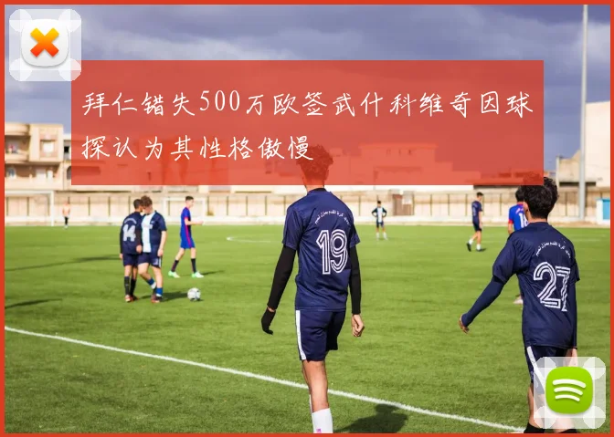 拜仁错失500万欧签武什科维奇因球探认为其性格傲慢