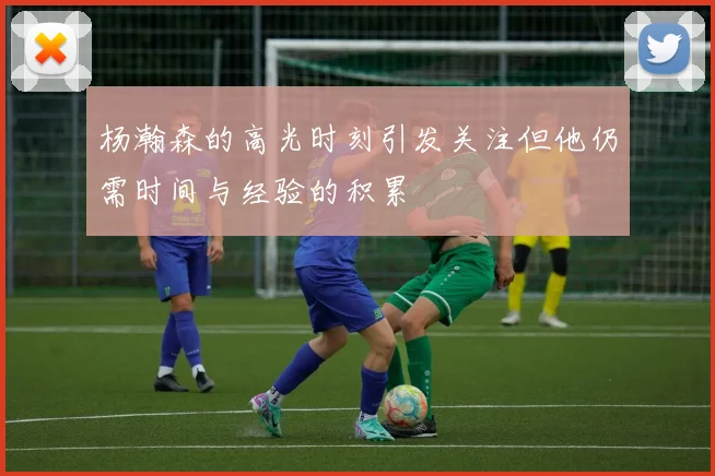 杨瀚森的高光时刻引发关注但他仍需时间与经验的积累
